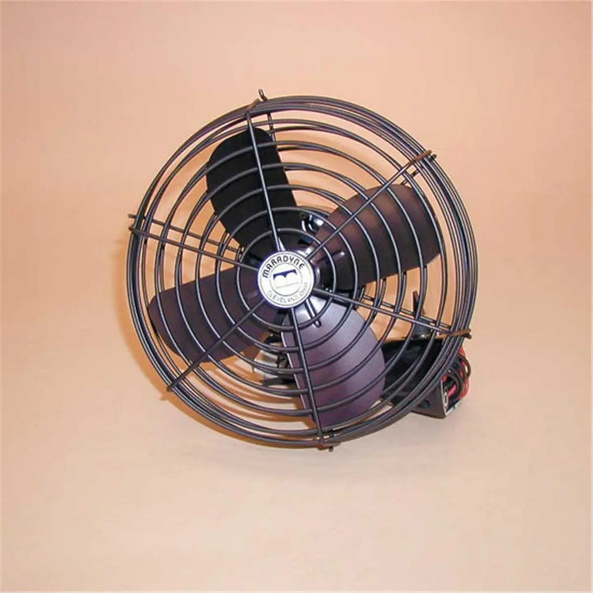 212 MAIN Maradyne 4-Blade Metal Golf Cart Fan - 2 Speeds, Black - Sports & Outdoor Golf Cart Accessory, Four Blades