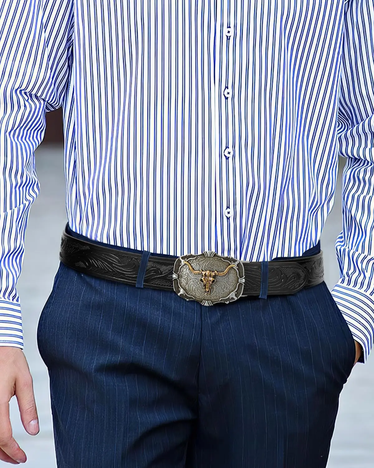 BELTROAD Automatic Ratchet Western Belt Mens Cowboy Belts 