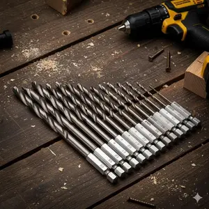 M35 Cobalt Steel Professional Drill Bit Set, Impact Bit Set, High-Speed HSS-Co Hex Shank Metal Drilling Tools, 1.5-6.5mm Size Range for Electric Drill & Drill Press, Efficient on Stainless Steel, Aluminum Alloy, Anti-Breakage Hardware Kit for Machining