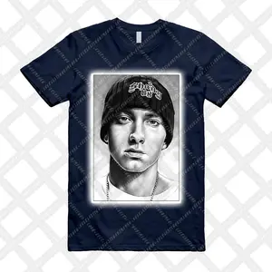 Dunk Midnight Navy White T Shirt Match EMINEM