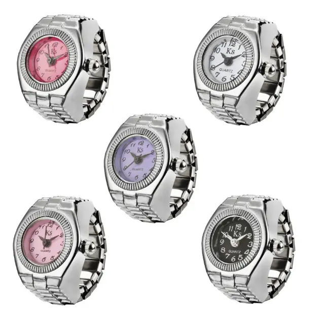 Unisex Couple Fashion Watches with Vintage Couple Rings, Minimalist Quartz Movement, Adjustable Strap, Metal Construction, Exquisite Ins-Style Fashion Accessories, Round
