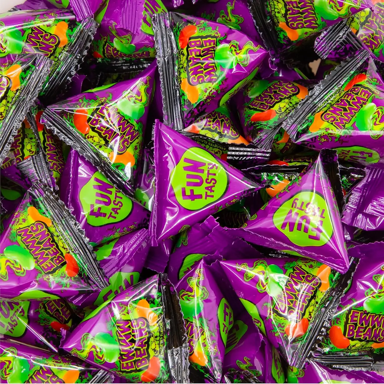 Ewww Beans Gross Jelly Beans, Weird Candy - Nasty Flavors Candy - 60 Packs