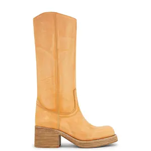 Jeffrey Campbell Reflect Boots in Orange Distressed