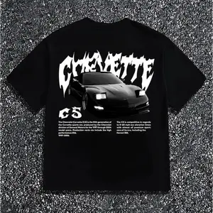Corvette C5 T-Shirt, Retro Car Graphic Tee, Y2K Streetwear Shirt for Car Enthusiasts, Vintage Chevy RVintage Corvette C5 T-Shirt Retro Car Graphic Tee Shirt for Car Enthusiasts Classic Cotton Fitted Crewneck Summer Unisex Gift for Men Women christian