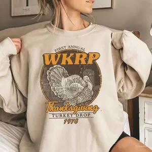First Annual Thanksgiving Day Turkey Sweatshirt, In Cincinnati Movie Sweater, Thanksgiving Gift, Happy Thanksgiving Shirt, Drop Turkey Tee fall thanksgiving