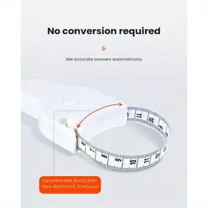 Self Measure Self Tightening Body Measure Sewing Tailor 150cm/60 Inch Sewing Tailor Body Measure Ruler Tailor Measuring Tape Portable Tape Measure
