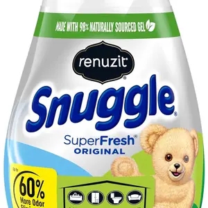 Renuzit Snuggle Solid Gel Air Freshener, Superfresh Original Scent, 7 Oz, 3Count