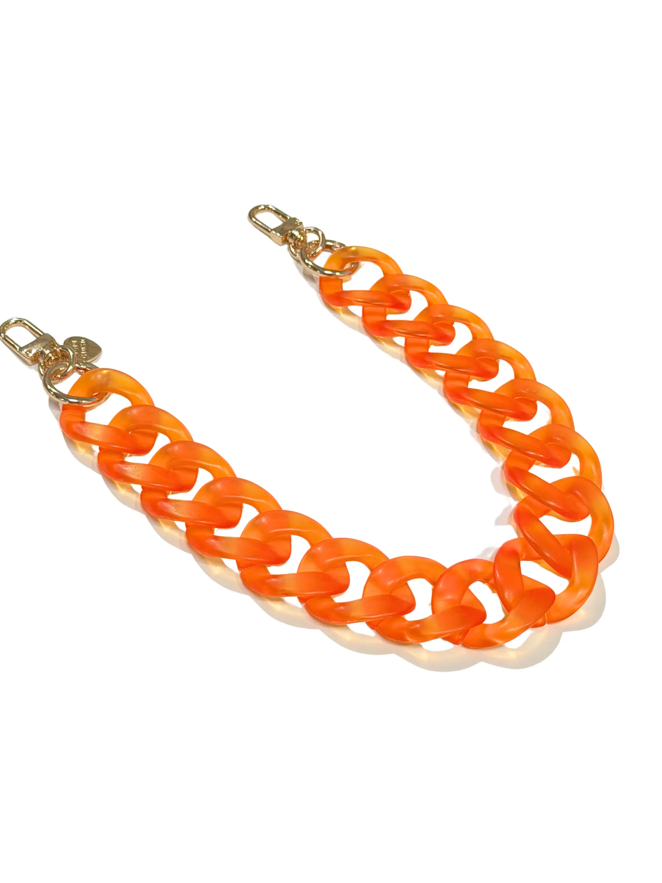 Gold Blush Acrylic Luxe Bag Chain | 18" Multi-Use Handle, Strap & Décor