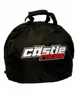 Castle X Standard Helmet Bag - Durable Outer Shell, Microfleece Lining, Oversized Fit, 2-Way Zipper, Velcro Closure, Foldable Storage Organizer