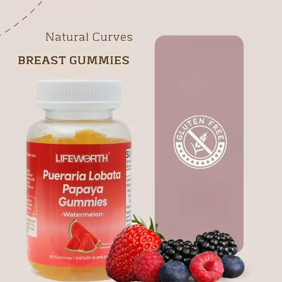 Support Gummies  Workout Enhancement  Berry Flavor  Essential Herbs  Multivitamin  Combo Pack Growth Gummies  Women's Fitness Supplement