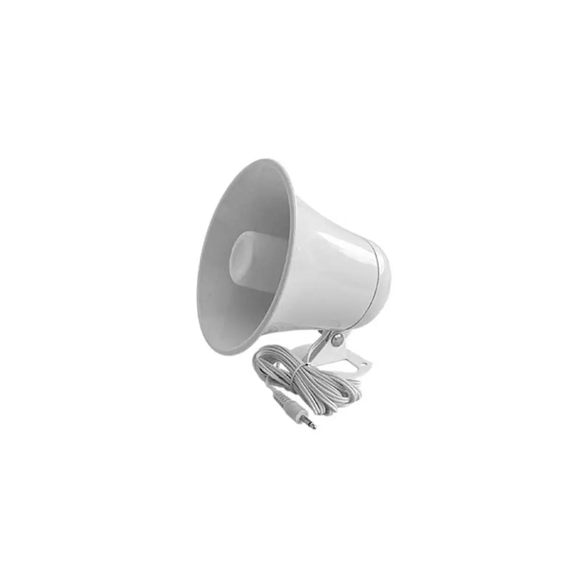 212 MAIN 5-in-1 Powerful PA Audio Speaker - 5" PA Horn, 10ft Cord, 3.5mm Wired Input, 8 Ohm, 15W, High Quality Components, Audio Jack Plug-in Speakers
