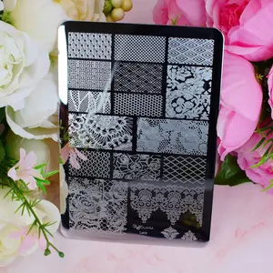 Lace Stamping Plate - Versatile Design for Crafting and Crafting Supplies - Ideal for Various Crafting Projects