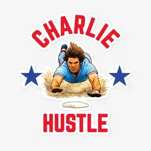 "Charlie Hustle" Sticker