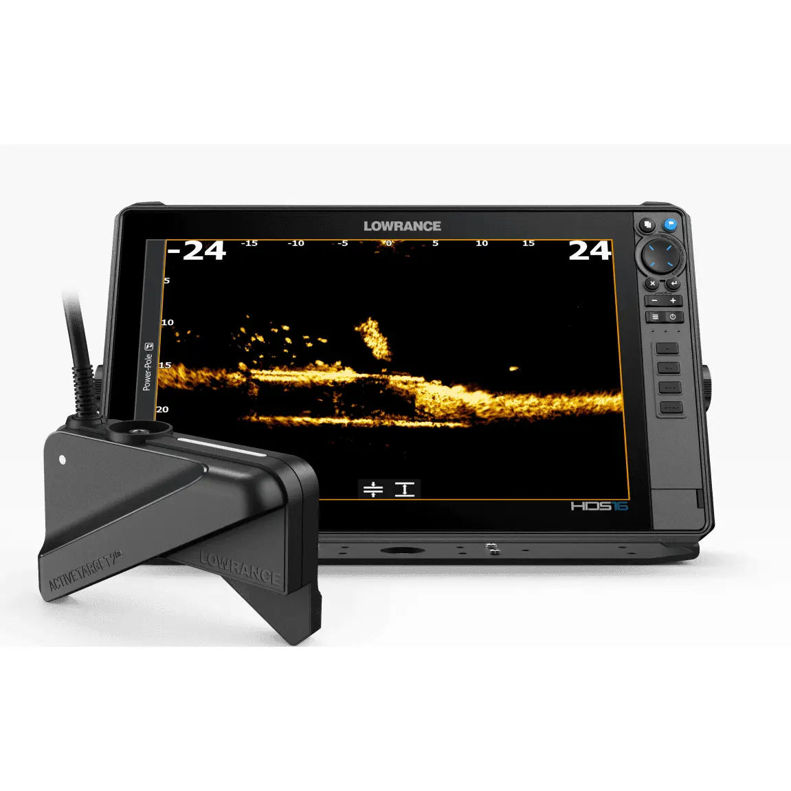 Lowrance ActiveTarget 2 XL Live Sonar System, Fishing Equipment for Outdoor Sports & Leisure, Mount Compatible