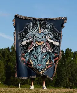 Anime Tapestry Throw |  Manga Woven Blanket