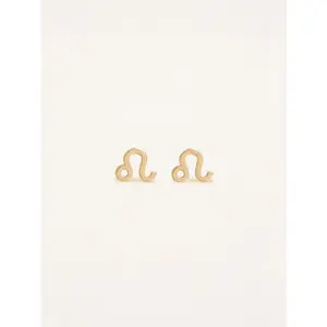 Leo Zodiac Earrings