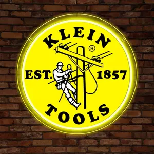 Klein Tools neon sign,UV printing neon sign Led Neon Lights Perfect for auto repair shops, garages, bars, man caves
