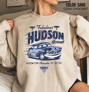 Vintage Doc Hudson Shirt, Cars Sweatshirt, Fabulous Hudson Hornet Shirt, Cars land Shirt, Cars Piston Cup Champion Sweatshirt