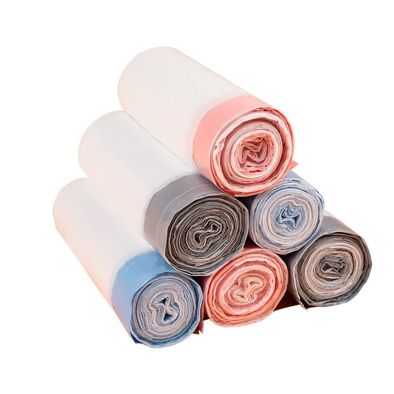 Extra Thick Drawstring Trash Bags - Household Kitchen Use Home Supplies, Daily Necessities