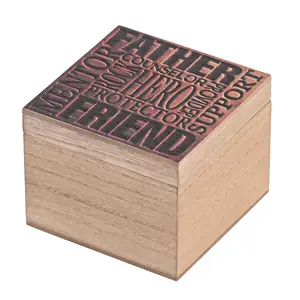 Dicksons EWOODBOX-44-39 Keepsake Box Names Of Dad MDF 4X4