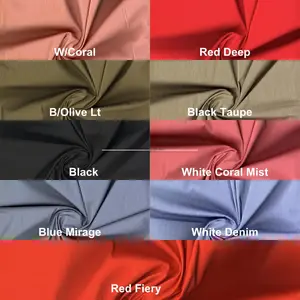 Cotton Nylon Poplin Spandex Fabric by the Yard, Stretch Woven, Dress Fabric, Sewing, Apparel, Soft Cotton Blend, High Quality, 55/56" Wide