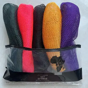 African Net Sponge, African Exfoliating Net Sponge, African Bath Sponge, Ethically Sourced Real African
