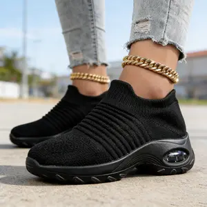 Womens Sneakers Air Cushion Running Shoes Lightweight Tennis Walking Shoes Mesh Breathable Gym Work Fashion Sneakers Athletic Comfortable Casual.DH.1839