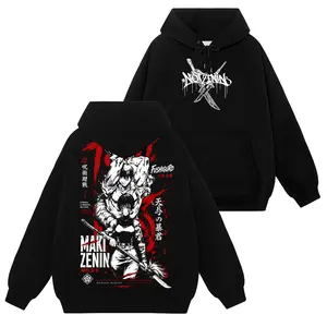 [Uchiha Fashion] Limited Maki Zenin x Toji Fushiguro - Jujutsu Kaisen #45 Hoodie T-Shirt Sweatshirt, Retro Vintage Unisex Graphic 90s Cotton, Gift For Wibu, Anime Manga Y2K Streetwear