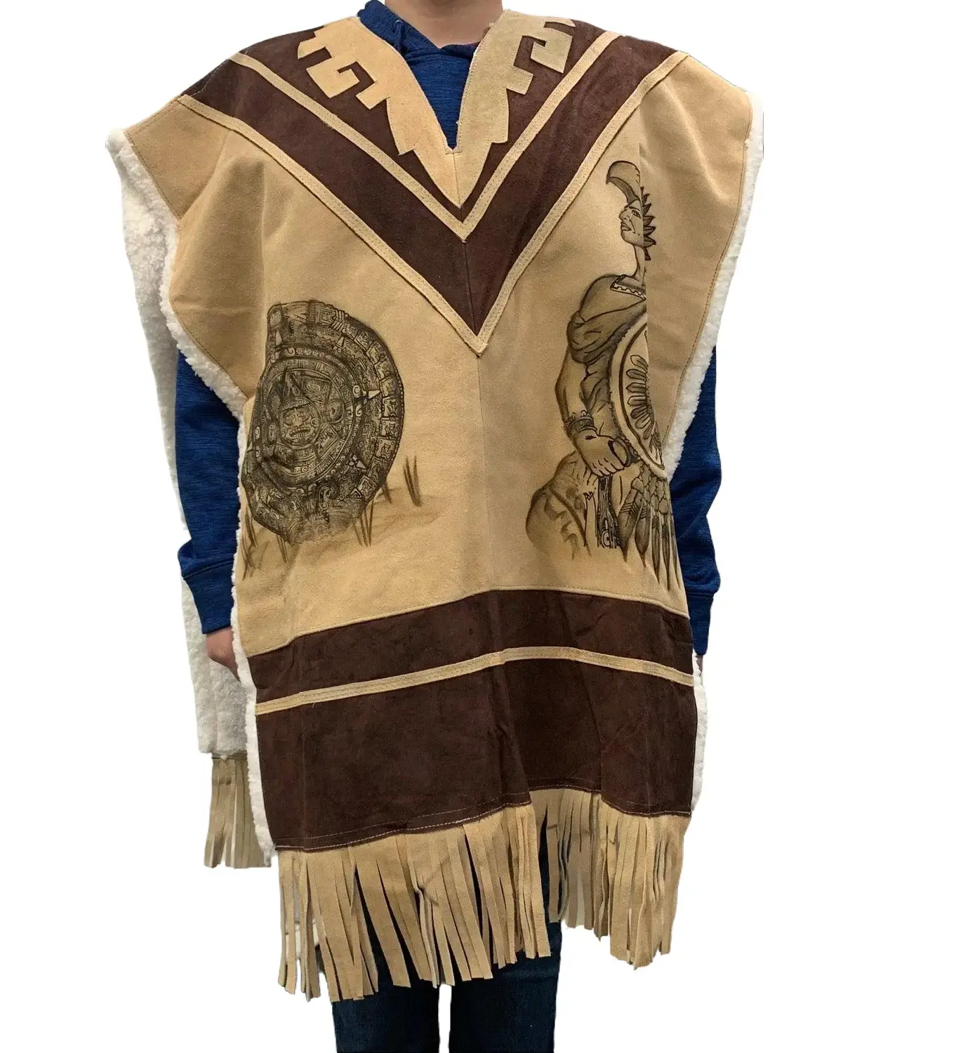 Gaban Poncho De Lana 100% Artisanal Sheep’s Wool