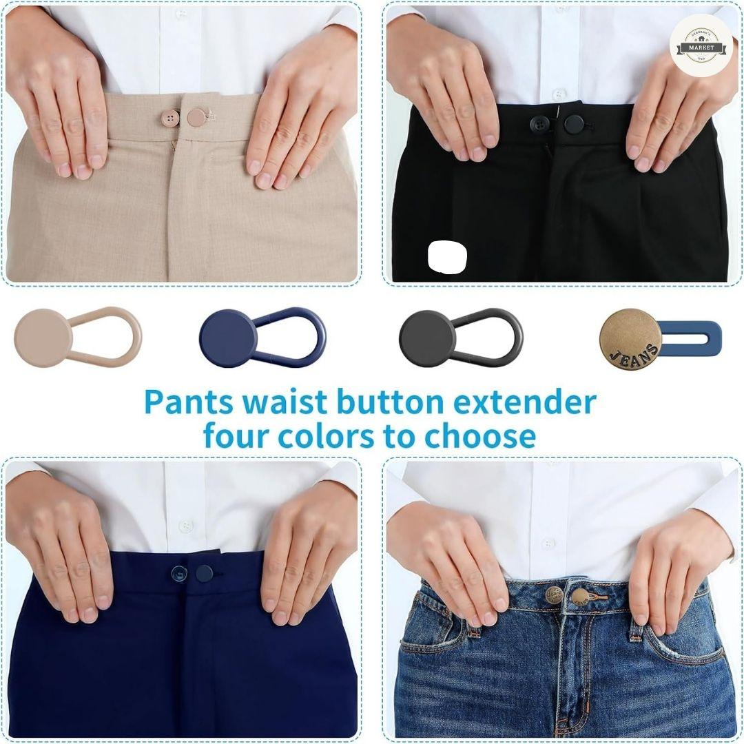 18PCS Button Extenders for Jeans, Pants Waist Button Extender for Women Men, Jeans Button Extender Stretchy Waist Extension, 6 Sizes Pants Button Waistband Extender 18PCS Button Extenders for Jeans, Pants Waist Button Extender for Women Men, Jeans Button Extender Stretchy Waist Extension, 6 Sizes Pants Button Waistband Extender