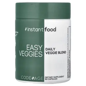 Codeage Instant Food, Easy Veggies, Daily Veggie Blend, 90 Capsules