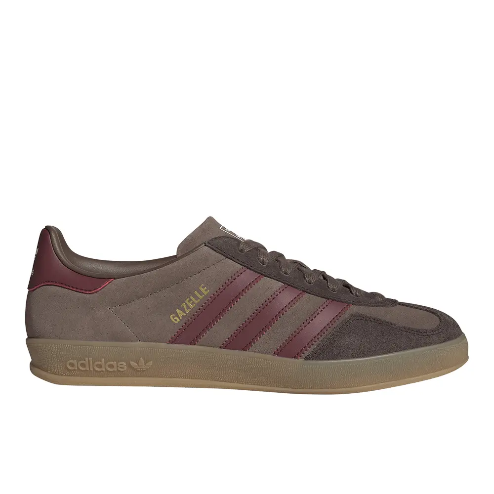 adidas Mens Gazelle Indoor Sneakers Shoes Casual - Brown