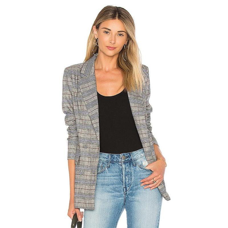 MAJORELLE Rhea Blazer in Pewter