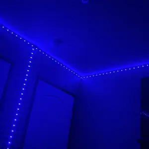 200FT 100FT 50FT Smart Led Strip Lights RGB Color Changing Time Setting Music Sync Strip Lights with both App and Remote Control,for Bedroom Indoor Lighting,for Mother's Day Gift
