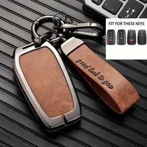 Car key case protective cover, Car key protector, zinc alloy key cover, car accessories suitable for Toyota Prius, Camry, Corolla, CHRRAV4, Prado, 2018, 2022