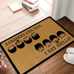 These Exquisite "Goodbye, Hello" Welcome Mats Are Suitable for Decorating Indoor and Outdoor Room Entrances, Bedrooms, and Kitchen Doors. They Are Durable, Make An Ideal Housewarming Gift, Are Full of Fun, and Are A Perfect Choice for Home Décor!