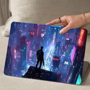 Cityscape Pattern Laptop Sticker Decal, Waterproof Self Adhesive DIY Decorative Sticker, Easy to Apply and Remove for Laptop, Car, Helmet, Motorcycle & Refrigerator Decor, High Adhesive Stickers