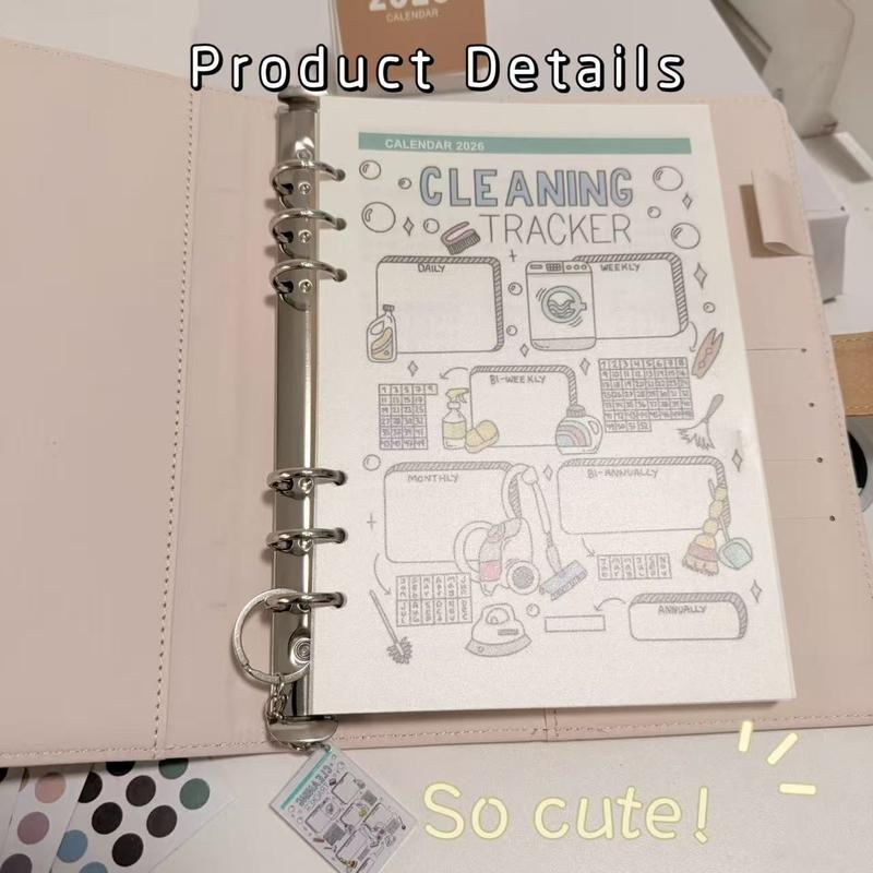 Latest Version 2026 Full-Year Planning Toolkit, 104 Pages Life Area Simple Planner, Personal Schedule Memo Gift, Large Capacity Gift Box with Paperclips, Stickers, Calendar, 104 Pages Planner