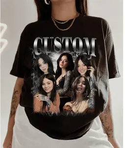 CUSTOM Girlfriends Photos Shirt, Custom Bootleg Rap Tee, Vintage 90s Shirt, Valentines Day Gift For Boyfriend Husband, Girlfriend Face Shirt