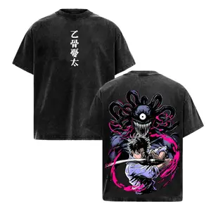 Yuta Okkotsu Vintage Washed Oversized Graphic Tee Heavy Cotton Jujutsu Kaisen Shirt JJK Anime Streetwear Men Women Culling Game Prelude Movie Edition Rika Cursed Spirit Merch Japanese Manga Cosplay Apparel Hypebeast Fashion Trendy TikTok Y2K Clothes!