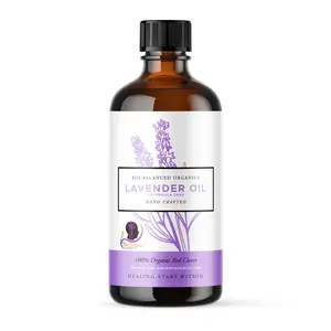 Bio Balanced Organics Lavender Extract - 100% Organic Lavender Flower for Aromatherapy & Wellness - Calming & Soothing Effects - Pure Herbal Solution