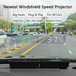 Heads Up Display for Car Digital HUD GPS Speedometer Universal Windshield Speed Projector USB Plug to Play Auto Electronic Devices