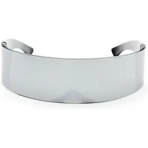 Futuristic Shield Sunglasses Monoblock Cyclops 100% UV400