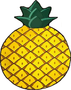 Tropical Pineapple Paradise Towel