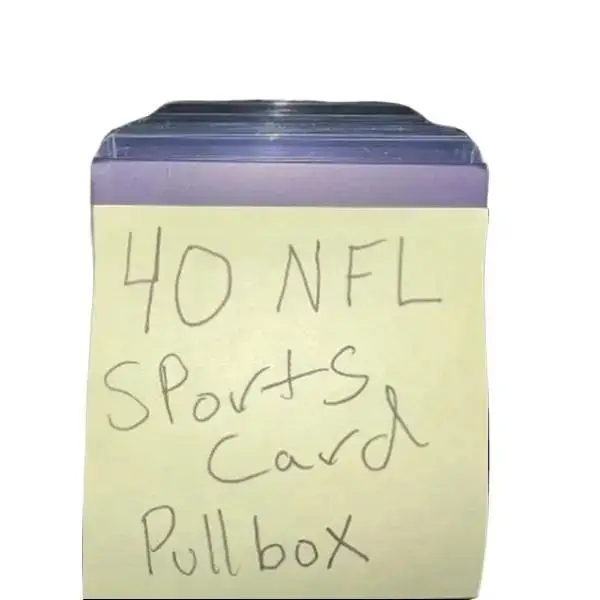 40 NFL Sports Card Pullbox - Unique Design for Organizing Your Favorite Cards, Ideal for NFL Collectors