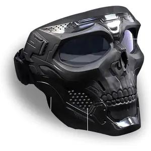 Halloween Skull Messenger Mask  Goggles Mask