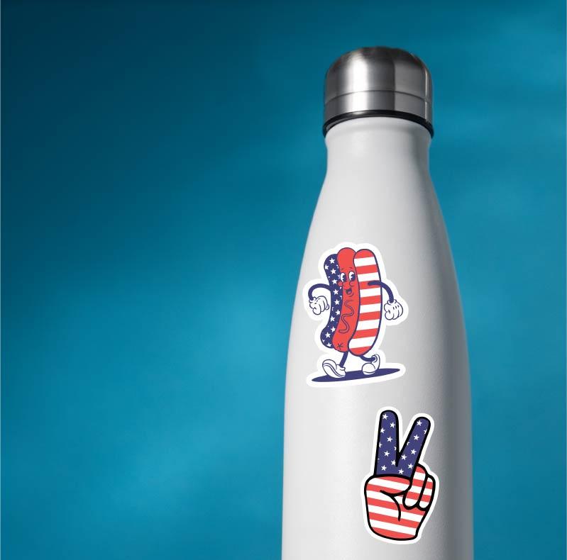 America Sticker Extra Large Stickers for Adults Funny Adhesives with Memes Funny Stickers with Colorful Graphic Decals Patriotic  Funny Sarcastic  Multi