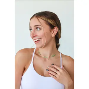 Girl In Green Choker Necklace