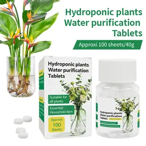 Aquatic Plant Water Purification Tablets, Maintain Clear Water for Hydroponic Systems, Potted Plants, Fish Tanks, Essential Home Item