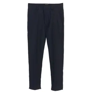 Gioberti Boy's Flat Front Dress Pants, Navy, 10